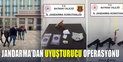 Jandarma’dan uyuşturucu operasyonu