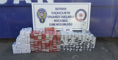 Kaçak sigara operasyonda 16 gözaltı