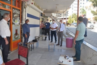 Kaymakam Özadalı Covid denetimi yaptı