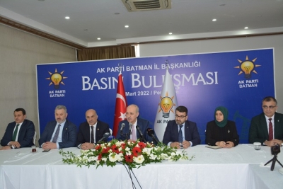 KURTULMUŞ, BATMANDA GÜNDEMİ DEĞERLENDİRDİ