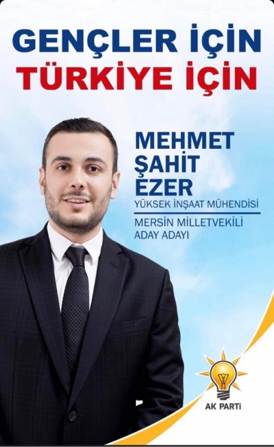 MERSİN’DE GENÇ BATMANLI MİLLETVEKİLİ ADAYI 