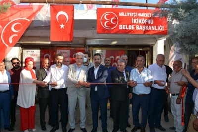 MHP, TEŞKİLAT AÇILIŞLARINI MİTİNGE ÇEVİRİYOR