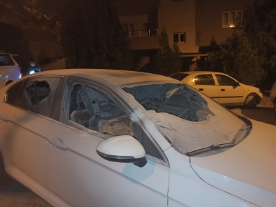 MHP’Lİ KOZLUK İLÇE BAŞKANININ ARABASI YAKILDI
