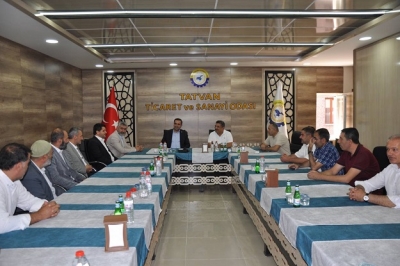 Milletvekili Ramanlı Tatvan’da Kaymakam, STK ve oda başkanları ile bir araya geldi