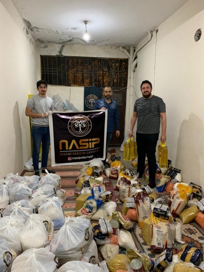 NASİP DERNEĞİ, 180 AİLENİN YÜZÜNÜ GÜLDÜRDÜ