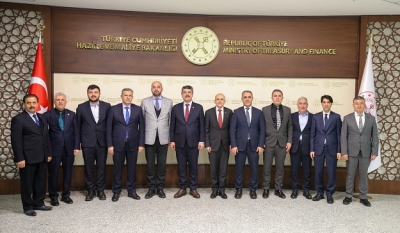 NASIROĞLU' BAKAN ŞİMŞEK İLE GÖRÜŞTÜ