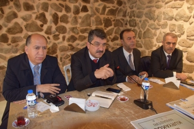 NASIROĞLU KURUM MÜDÜRLERİYLE TOPLANTI YAPTI
