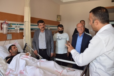 NASIROĞLU’NDAN GEÇMİŞ OLSUN ZİYARET