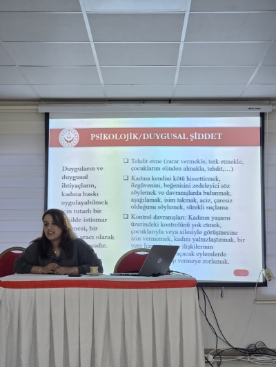 ÖĞRENCİLERE ŞİDDETLE MÜCADELE EĞİTİMİ