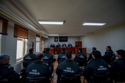 ÖZEL İDAREDE GÜVENLİK PERSONELLERİ İŞ BAŞI YAPTI