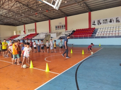SASON’DA ÇOCUKLAR SPOR ETKİNLİKLERİYLE GELİŞİYOR