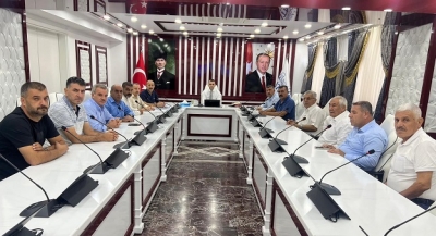 ŞEHİR İÇİ MİNİBÜS BAŞKANLARIYLA TOPLANTI