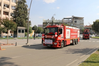 SİRENLER BU KEZ İTFAİYECİLER İÇİN ÇALDI