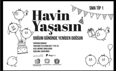 SMA HASTASI HAVİN’İ YAŞATALIM