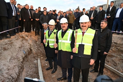 Trafo merkezinin temelini attılar