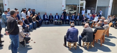 TUNÇ VE NASIROĞLU HUBUBATÇILAR DERNEĞİNDEYDİ
