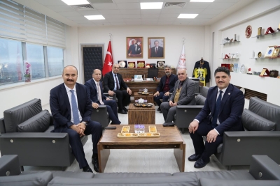 VAlİ CANALP, PAMUKÇU'YU ZİYARET ETTİ