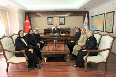 Vali Canalp’ten Birlik Vakfı Heyetine Kabul