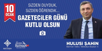 VALİDEN GAZETECİLER GÜNÜ KUTLAMASI
