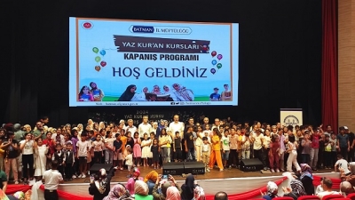 YAZ KUR'AN KURSLARININ KAPANIŞI YAPILDI