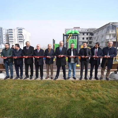 Yeni parkın açılışı yapıldı