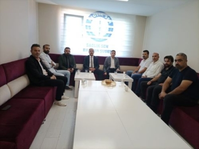 Yenilik Partisi'nden Sağlık-Sen'e ziyaret