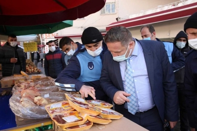 ZABITADAN PAZAR YERLERİNE DENETİM 